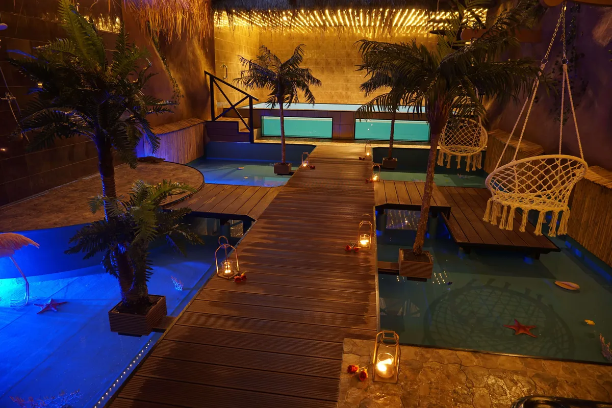 privé sauna met zwembad Tropicana Spa zuid-holland
