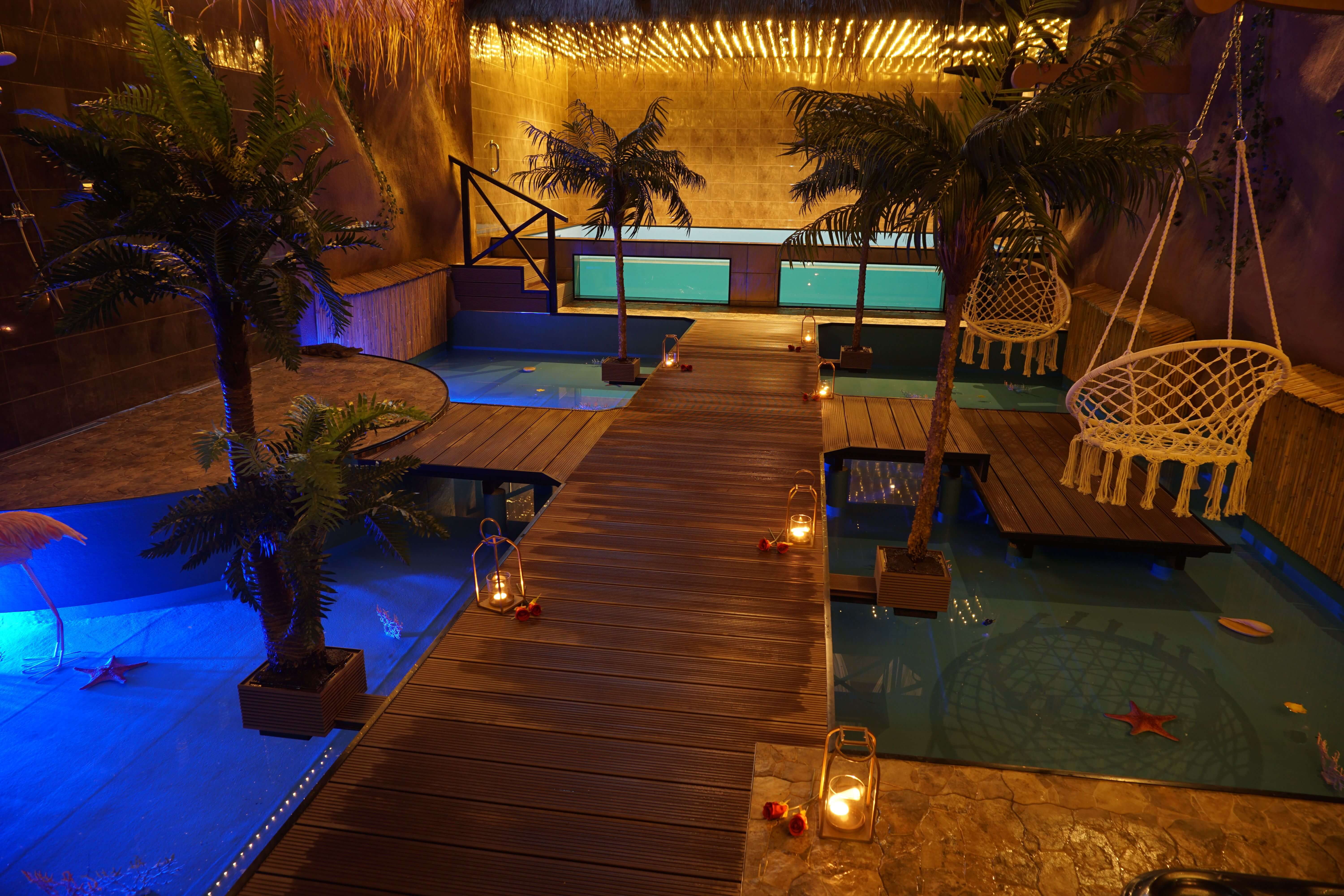 privé sauna met zwembad Tropicana Spa zuid-holland