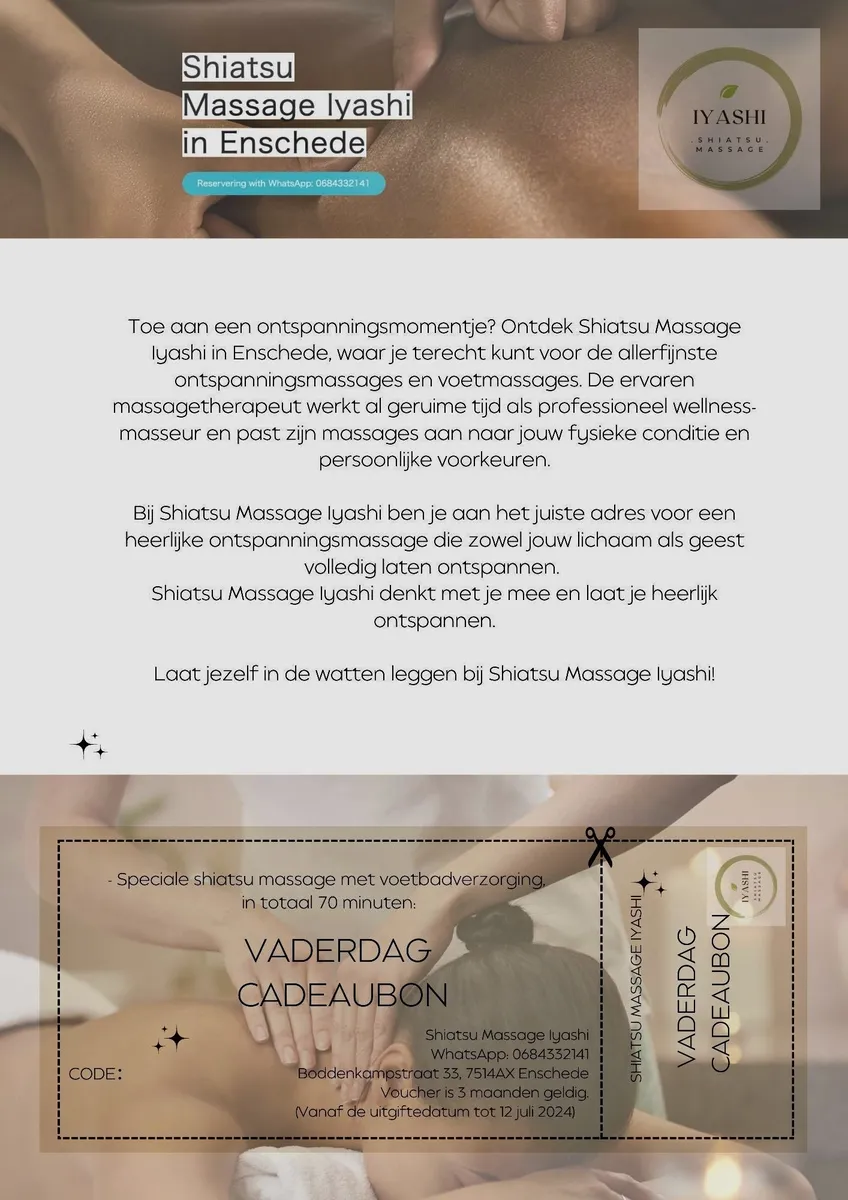 Shiatsu Massage Iyashi