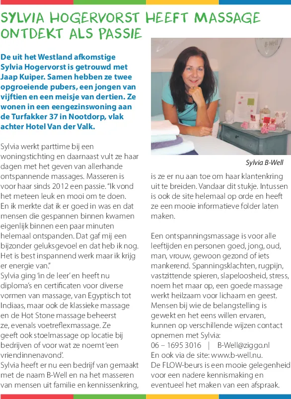B-Well Voetreflex-en Wellnessmassages