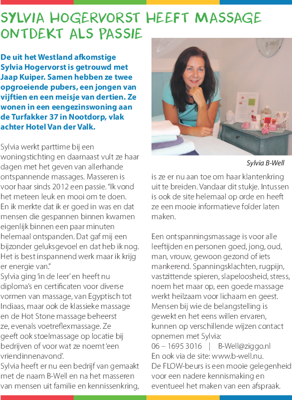 B-Well Voetreflex-en Wellnessmassages